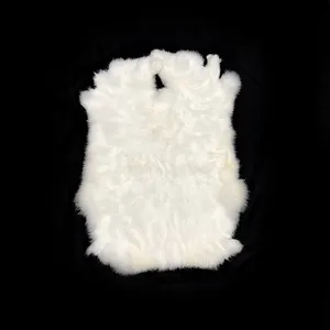 High Quality Fur Pelt Rabbit Fur Plate Thick Soft Rabbit Fur Pelt Skin