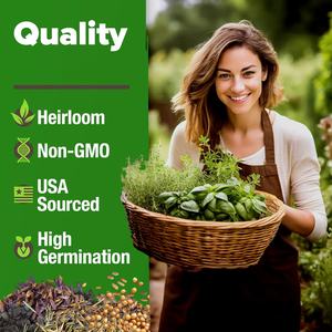 Zelfgekweekte 15 Kruidenpakket 4,500 Niet-Gmo-Erfstuk Voor Binnen Buitenshuis Hydrocultuur Tuinieren Extra Grote Variëteit Tuinieren - Product Image 6