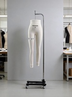 Maniquí de espuma para pantalones de mujer, modelo profesional para confección de patrones y drapeado, pose europea de pie