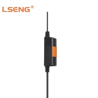 Oreillette anti-bruit avec crochet d'oreille et PTT intégré pour talkie-walkie Kenwood TK 378, communication radio bidirectionnelle pour sites de sécurité