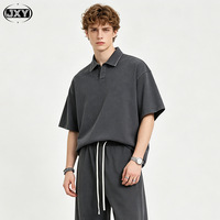T-shirt d'été pour homme en pur coton épais, respirant, antibactérien et rafraîchissant, style rétro, et pantalon ample durable à coupe machette