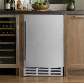 Réfrigérateur commercial Vanace 145L pour la conservation des aliments, design en acier inoxydable - Product Image 1