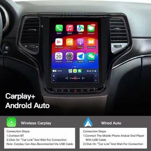 STWEI 12.1 "Android14 Radio mobil Navi GPS pemutar Multimedia Stereo ForJeep Grand Cherokee WK2 2014-2019 gaya Tesla layar CarPlay - Product Image 6