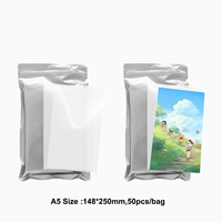 HTVRONT 50 pièces Film 3D pour sublimation, papier pour presse à chaud, coque de téléphone personnalisée pour iPhone 18 17 Pro 17 ProMax, impression d'image sur mesure