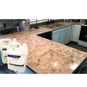 epoxy safe for food/high temp epoxy/crystal clear Kitchen countertop top epoxy resin coating