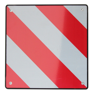 Panneau en aluminium Italie Espagne 50 réfléchissant rouge/blanc pour supports arrière/supports de vélo pour voitures et camping - Product Image 4