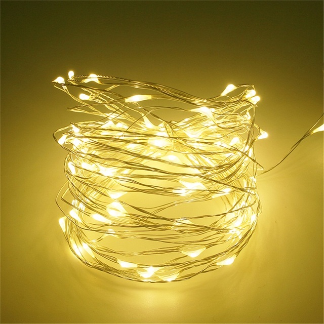 Waterproof Outdoor Home 10M 20M 30M 50M 100M LED Fairy String Lights Christmas Party Wedding Holiday Decoration Garland