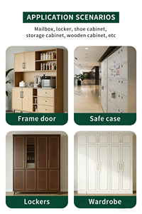 Charnière en acier à deux trous pour porte d'armoire <span class=keywords><strong>de</strong></span> cuisine, dissimulée, 25 mm, accessoires <span class=keywords><strong>de</strong></span> quincaillerie pour meubles, vente en gros économique - Product Image 3