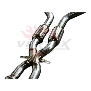 Sistema de Escape Catback de Alto Rendimiento Vortex de Acero Inoxidable 304 para BMW M3 E90 E92 E93 4.0L S65 V8 con Válvulas y Tubo de Escape Cuádruple Plateado - Product Image 6