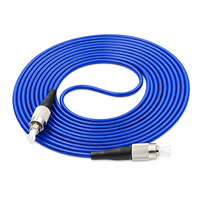 Câble de brassage à fibres optiques blindé en acier Blue Jacket SC APC 3M, câble de brassage FTTH pour intérieur