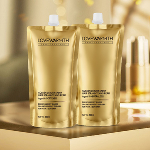 Haar <span class=keywords><strong>Perm</strong></span> 500Ml * 2 Private Label Natuurlijke Haar Styling Permanente Haar Rechttrekken Crème - Product Image 5
