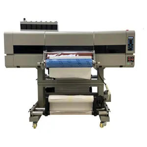 Tres cabezales de impresión i3200 Impresora Uv DTF Rollo de 60cm Impresora de película UV DTF Ab Rollo a rollo Máquina de impresión Uv
