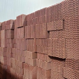 Panel de enfriamiento de panal de abeja de papel kraft a prueba de polvo para granjas ganaderas y entornos agrícolas sucios - Product Image 1