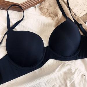 Fabricants Vente en Gros Français <span class=keywords><strong>Grande</strong></span> <span class=keywords><strong>Taille</strong></span> Sous-Vêtements pour Femmes Anneau en Acier Souple Soutien-Gorge Anti-Affaissement Petite Poitrine Froncée Sans Trace Soutiens-Gorge - Product Image 5