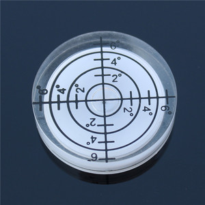Nivel de burbuja acrílico de 32x7 mm con marcas de grados para medición de precisión - Product Image 2