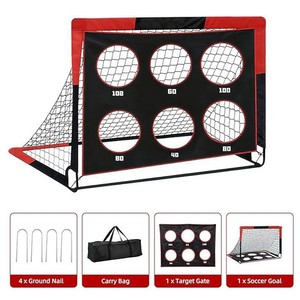 <span class=keywords><strong>But</strong></span> <span class=keywords><strong>de</strong></span> football portable pour enfants <span class=keywords><strong>de</strong></span> 12 m, pliable, rectangulaire, pour sports <span class=keywords><strong>de</strong></span> plein air, <span class=keywords><strong>filet</strong></span> en nylon et acier - Product Image 2