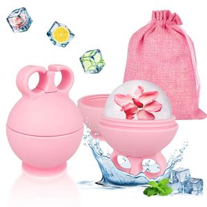 Rodillo Facial de Hielo de Silicona Reutilizable de Grado Alimenticio para el Cuidado de la Piel y Belleza, Herramienta para Hacer Helados Faciales y Oculares - Product Image 3