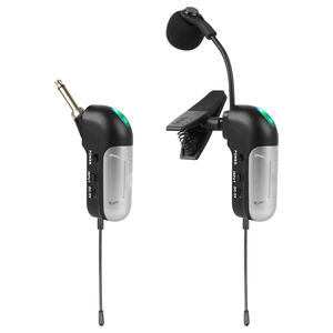 XTUGA KX821 Système de Microphone Sans Fil pour Saxophone, Cardioïde Anti-Bruit Léger à Clipser pour Guitare Saxophone Trompette - Product Image 1