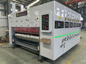 Goede Kwaliteit Middelste Snelheid Kartonnen Doos Maken <span class=keywords><strong>Machine</strong></span> Automatische Flexo Printer <span class=keywords><strong>Slotter</strong></span> Matrijs Snijmachine - Product Image 3