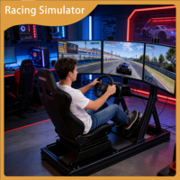Cockpit de simulateur de course avec réglage de la position du levier de vitesses pour simulateur de course à transmission manuelle