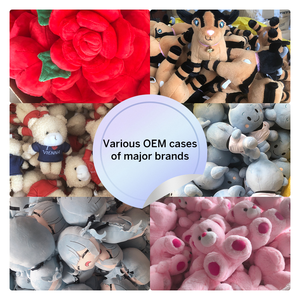 Üretici toplu toptan yumuşak doldurulmuş hayvan bebek OEM Logo sevimli tasarım isteğe özel peluş oyuncak - Product Image 6