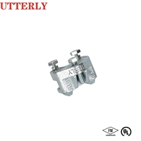 Adaptateur de poutre robuste en fonte ductile électro-galvanisée anti-sismique pour tuyau d'incendie, homologué UL FM CE, résistant aux chocs, modèle QT450