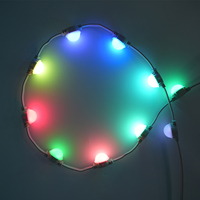 Luces LED Puntuales XQD de Alto Brillo, Resistentes al Agua IP67, RGB Multicolor, CRI 90, para Iluminación de Paisajes Exteriores y Parques Temáticos