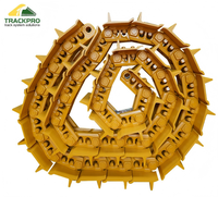 Ensemble de maillons de chenille avec semelle de chenille 205-32-00031 pour pièces de train de roulement d'excavatrice Komatsu PC200-1 PC200-2 PC200-3 PC200-8