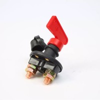Interrupteur de déconnexion de batterie haute intensité 12V 24V pour pièces intérieures de véhicules ABS + Cuivre Marine Auto ATV Haitian