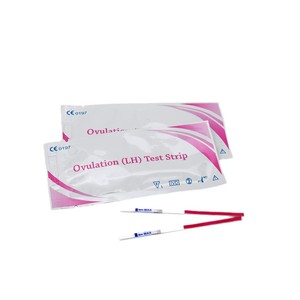 <span class=keywords><strong>Bandelette</strong></span> de test d'<span class=keywords><strong>ovulation</strong></span> LH en une étape pour femme, OEM, précision de 99,8 %, durée de conservation de 3 ans - Product Image 1