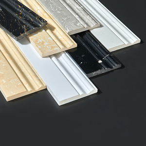 Đen 10*600mm không thấm nước nonslip hiện đại nội thất Matt tráng men đánh bóng gốm đầy đủ cơ thể bằng đá cẩm thạch sứ Ốp chân tường Hội Đồng Quản trị gạch - Product Image 6