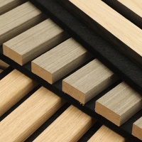 Panneaux acoustiques en bois pliables vers le haut, imperméables, panneaux acoustiques en PET