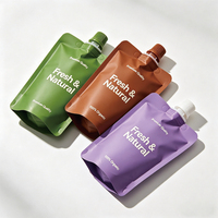 Pochettes souples à bec verseur de haute qualité pour liquides, 30ml, 50ml, 100ml, pour shampoing et lotion
