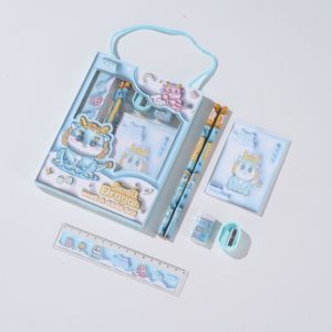 Juego de Papelería Infantil con Lápiz, Borrador y Regla, Material Escolar para Estudiantes, Regalos para la Escuela y Oficina - Product Image 2