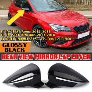 ฝาครอบกระจกมองหลังด้านข้างรถสำหรับที่นั่ง Leon 5F MK3 2013-2020 สำหรับอิบิซ่า MK5 สำหรับอารอน่า 2017-2018 อุปกรณ์เสริม - Product Image 1