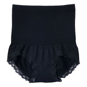 Yüksek kalite kadınlar yüksek bel karın kontrol külot seksi dantel iç çamaşırı - Product Image 2