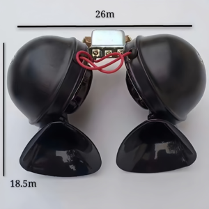 12V24V รถยนต์รถบรรทุกรถบัสเสียงคู่ขนาดใหญ่หอยทากแตรโลหะเสียงดังมากแตรไฟฟ้า - Product Image 3
