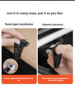 ركن السيارة مع صمغ فائق _ حاملة نوت نظارات شمسية لنافذة السيارة مشبك بطاقات مشبك مع تذكرة سيارة لاصقة - Product Image 4