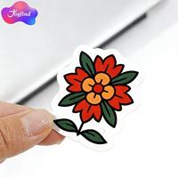 Feuilles d'autocollants adhésifs personnalisées style cowboy, découpées à la forme, imperméables, couleur et logo personnalisés, format A6