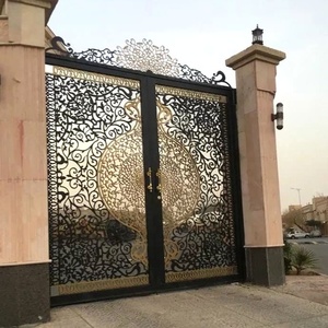 Nouvelle conception, grande porte en <span class=keywords><strong>fer</strong></span> forgé à vendre - Product Image 6