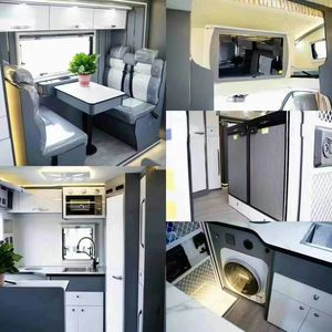 중고 4x2 럭셔리 캐러밴 판매 rv 중국 모터 홈 캠퍼 밴 싼 오토 카라바나 자동차 버스 슬라이드 에 클래스 C 모터 홈 캠퍼 - Product Image 2