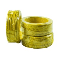 Cable flexible BVR de 10 mm, cable unipolar flexible de cobre trenzado con aislamiento de PVC de 450/750 V para gabinetes de control