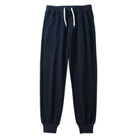 Pantalon de sport grande taille en coton Pantalon de sport décontracté pour homme Pantalon à petites jambes Pantalon de survêtement ample et amincissant à poches multiples avec cordon de serrage