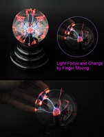 Lampe à plasma à commande vocale, sphère nébuleuse de 5 pouces, globe, cadeau original, lampe à plasma LED