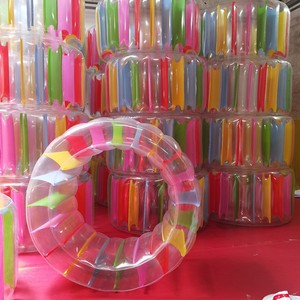 Juguete Inflable de PVC para Exteriores, Rodillo para Niños, Parque Acuático para Césped y Playa, Juguete Interactivo para Padres e Hijos, Capacidad de 100-500 kg, para el Hogar - Product Image 1