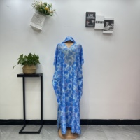 Nouvelle Robe Longue Décontractée et Élégante pour Femme, Imprimée, Style Musulman Africain Traditionnel en Polyester, Printemps-Été-Automne