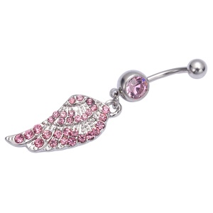 Anneaux de <span class=keywords><strong>nombril</strong></span> en cristal coloré unique, anneaux de <span class=keywords><strong>nombril</strong></span> en acier inoxydable, bijoux de <span class=keywords><strong>piercing</strong></span> corporel pour femmes - Product Image 6