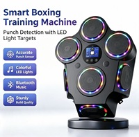 Cible murale de boxe numérique intelligente avec musique pour l'entraînement à la concentration et à l'agilité |   Machine de boxe musicale