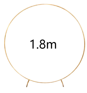 Arche Huaien Factory Ronde Doré<span class=keywords><strong>e</strong></span> en Métal, Support de Cadre d'Arrière-plan en Fer pour Fêtes d'Anniversaire, Mariages, Événements et Scènes Florales - Product Image 4