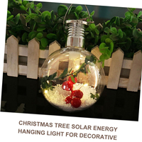 Offre Spéciale décor à la maison ampoules led ampoules led boules suspendues arbre de noël ampoule pendentif boule à neige décorative